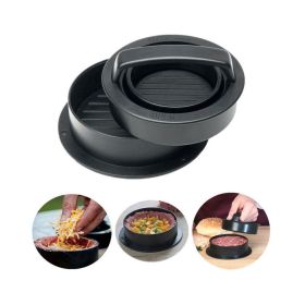 Burger Press 3-in-1 Stuffed Works Best for Stuffed Burgers Sliders Regular Beef Burger BBQ Grilling & Gourmet Kitchen Tool