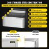 BBQ Double Access Door 31W x 24H Inch, BBQ Door Stainless Steel Wall Construction Vertical, Outdoor Kitchen Door for BBQ Island, Grilling Station