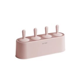 Silicone Popsicle Ice Cream Mold (Color: Pink)