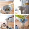 4-in-1 Funnel Plastic Multi-Purpose Large Diameter Filter Funnel Oil Funnel Kitchenware